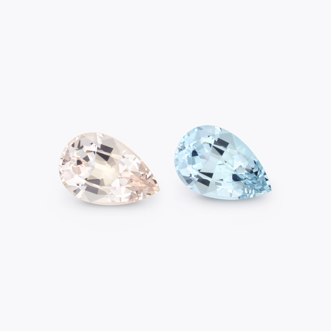 Aquamarine & Morganite Beryl #222215