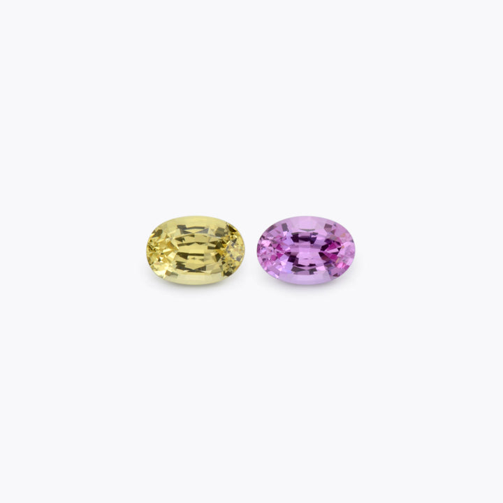 Unheated Pink & Yellow Sapphire #621039