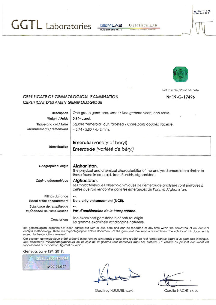 Panjshir Emerald (No Oil) #1118387